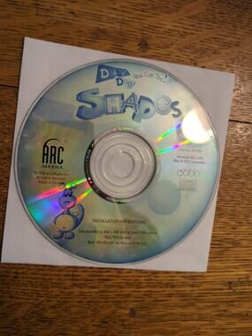 dally doo you can to shapes CD-ROM disc only